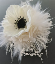 Load image into Gallery viewer, Real touch anemone preserved flowers corsage, pearl bracelet - Wedding, school formal
