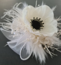 Load image into Gallery viewer, Real touch anemone preserved flowers corsage, pearl bracelet - Wedding, school formal