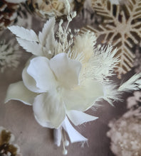 Load image into Gallery viewer, Boho corsage & buttonhole combo pearl bracelet - Wedding / School Formal