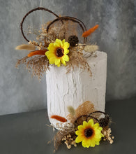 Load image into Gallery viewer, Double sunflower cake topper