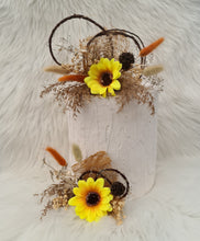 Load image into Gallery viewer, Double sunflower cake topper