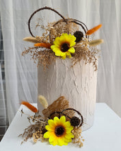 Load image into Gallery viewer, Double sunflower cake topper