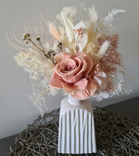 Load image into Gallery viewer, Boho blush & nude preserved cake topper