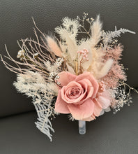 Load image into Gallery viewer, Boho blush & nude preserved cake topper