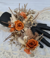 Load image into Gallery viewer, Rustic twigs preserved roses corsage & boutonniere set - School formal, prom, graduation, wedding