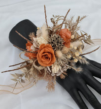 Load image into Gallery viewer, Rustic twigs preserved roses corsage & boutonniere set - School formal, prom, graduation, wedding