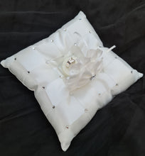 Load image into Gallery viewer, Ring Bearer Wedding Ring Pillow / Cushion with ring box