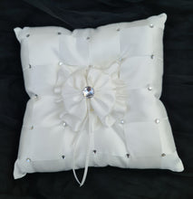 Load image into Gallery viewer, Ring Bearer Wedding Ring Pillow / Cushion with ring box