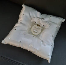 Load image into Gallery viewer, Ring Bearer Wedding Ring Pillow / Cushion with ring box