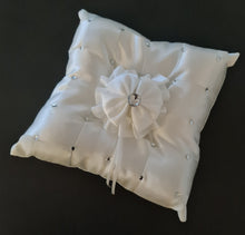 Load image into Gallery viewer, Ring Bearer Wedding Ring Pillow / Cushion with ring box