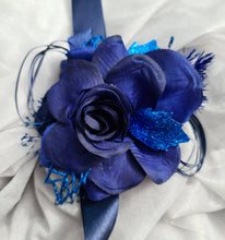 Load image into Gallery viewer, Dark Blue Glitter Corsage AB1162 - School formal, prom, graduation, wedding