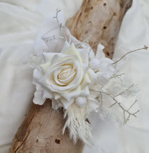 Load image into Gallery viewer, Off White Everlasting Flowers Corsage AB1163 - School formal, prom, graduation, wedding