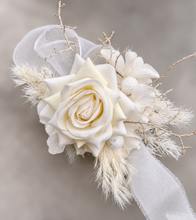 Load image into Gallery viewer, Off White Everlasting Flowers Corsage AB1163 - School formal, prom, graduation, wedding