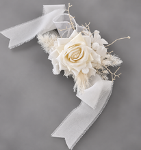Load image into Gallery viewer, Off White Everlasting Flowers Corsage AB1163 - School formal, prom, graduation, wedding