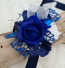 Load image into Gallery viewer, Dark Blue Glitter Corsage AB1164 - School formal, prom, graduation, wedding