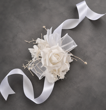 Load image into Gallery viewer, Off White Everlasting Flowers Corsage AB1165 - School formal, prom, graduation, wedding