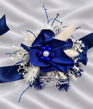 Load image into Gallery viewer, Dark Blue Glitter Corsage AB1166 - School formal, prom, graduation, wedding