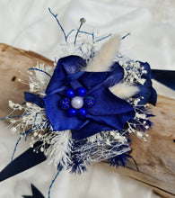 Load image into Gallery viewer, Dark Blue Glitter Corsage AB1166 - School formal, prom, graduation, wedding