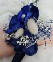 Load image into Gallery viewer, Dark Blue Glitter Corsage AB1166 - School formal, prom, graduation, wedding
