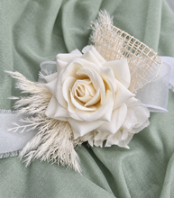 Load image into Gallery viewer, Off White Everlasting Flowers Corsage AB1167 - School formal, prom, graduation, wedding