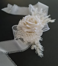 Load image into Gallery viewer, Off White Everlasting Flowers Corsage AB1167 - School formal, prom, graduation, wedding