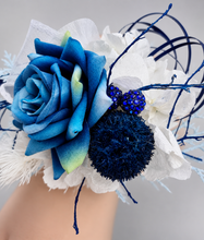 Load image into Gallery viewer, Dark Blue & Green Corsage AB1168 - School formal, prom, graduation, wedding