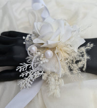 Load image into Gallery viewer, Off White Everlasting Flowers Corsage AB1169 - School formal, prom, graduation, wedding