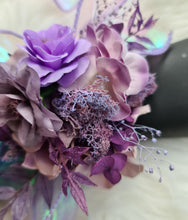 Load image into Gallery viewer, Purple violet corsage & buttonhole set AB1175 - School formal, prom, graduation, wedding