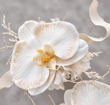 Load image into Gallery viewer, Real touch nude orchid corsage & buttonhole set AB1180 - School formal, prom, graduation, wedding