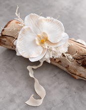 Load image into Gallery viewer, Real touch nude orchid corsage & buttonhole set AB1180 - School formal, prom, graduation, wedding