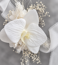 Load image into Gallery viewer, Real touch white orchid corsage & buttonhole set AB1181 - School formal, prom, graduation, wedding