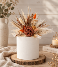 Load image into Gallery viewer, Fluffy orange / terracotta / neutral Cake topper