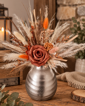 Load image into Gallery viewer, Fluffy orange / terracotta / neutral Cake topper