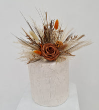 Load image into Gallery viewer, Fluffy orange / terracotta / neutral Cake topper