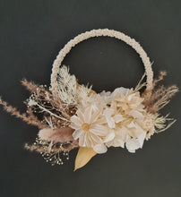 Load image into Gallery viewer, Handcrafted boho daisy flowers hoop / cake topper – 5inch