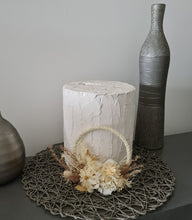 Load image into Gallery viewer, Handcrafted boho daisy flowers hoop / cake topper – 5inch