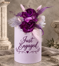 Load image into Gallery viewer, Dark Purple & lilac Floral Cake Topper