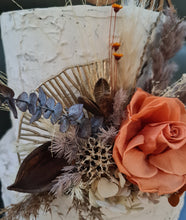 Load image into Gallery viewer, Rustic preserved rose cake topper – birthday, anniversary, engagement, wedding