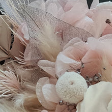 Load image into Gallery viewer, Elegant Boho blush nude preserved rose corsage & buttonhole AB2026 - School formal, prom, graduation
