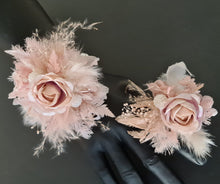 Load image into Gallery viewer, Sophisticated nude peony everlasting flowers corsage & buttonhole AB2031 - School formal, prom, graduation