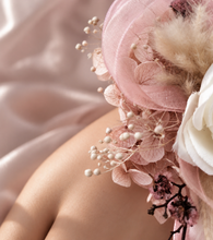 Load image into Gallery viewer, Everlasting preserved flowers Stirlingia corsage pastel pink & white AB2047 - School formal, prom, graduation