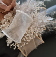 Load image into Gallery viewer, Preserved rose snap lock corsage in brown, champagne gold & neutral AB2063 - School formal, prom, graduation