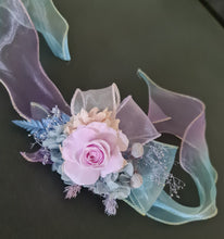 Load image into Gallery viewer, Pastel unicorn colours preserved rose corsage AB2065 - School formal, prom, graduation