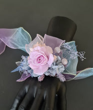 Load image into Gallery viewer, Pastel unicorn colours preserved rose corsage AB2065 - School formal, prom, graduation