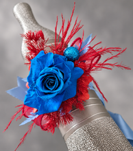 Load image into Gallery viewer, Preserved blue rose corsage & buttonhole AB2073 - School formal, prom, graduation