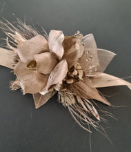 Load image into Gallery viewer, Champagne gold everlasting flowers corsage & buttonhole AB2103 - School formal, prom, graduation