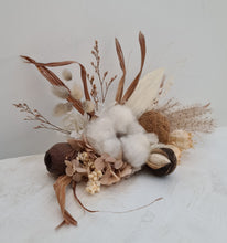 Load image into Gallery viewer, AB2115 Boho cotton flower cake topper nude - engagement, wedding, birthday, event