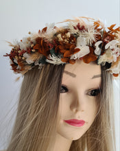 Load image into Gallery viewer, Rustic preserved flowers crown AB2122A – wedding, maternity photoshoot, hen’s party, event