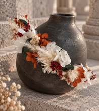 Load image into Gallery viewer, Rustic preserved flowers crown AB2124A – wedding, maternity photoshoot, hen’s party, event