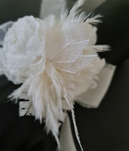 Load image into Gallery viewer, Off White & white preserved French peony corsage & buttonhole AB2136 - School formal, prom, graduation